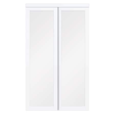 Renin Renin 48 in. x 80 1/2 in. Twilight 1-Lite  Bypass Door EU3220PWFGE048080